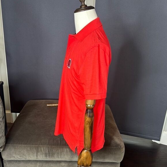 Men’s Maceoo Red Mozart Solid Tip Polo Shirt Size M (3) - Picture 7 of 16